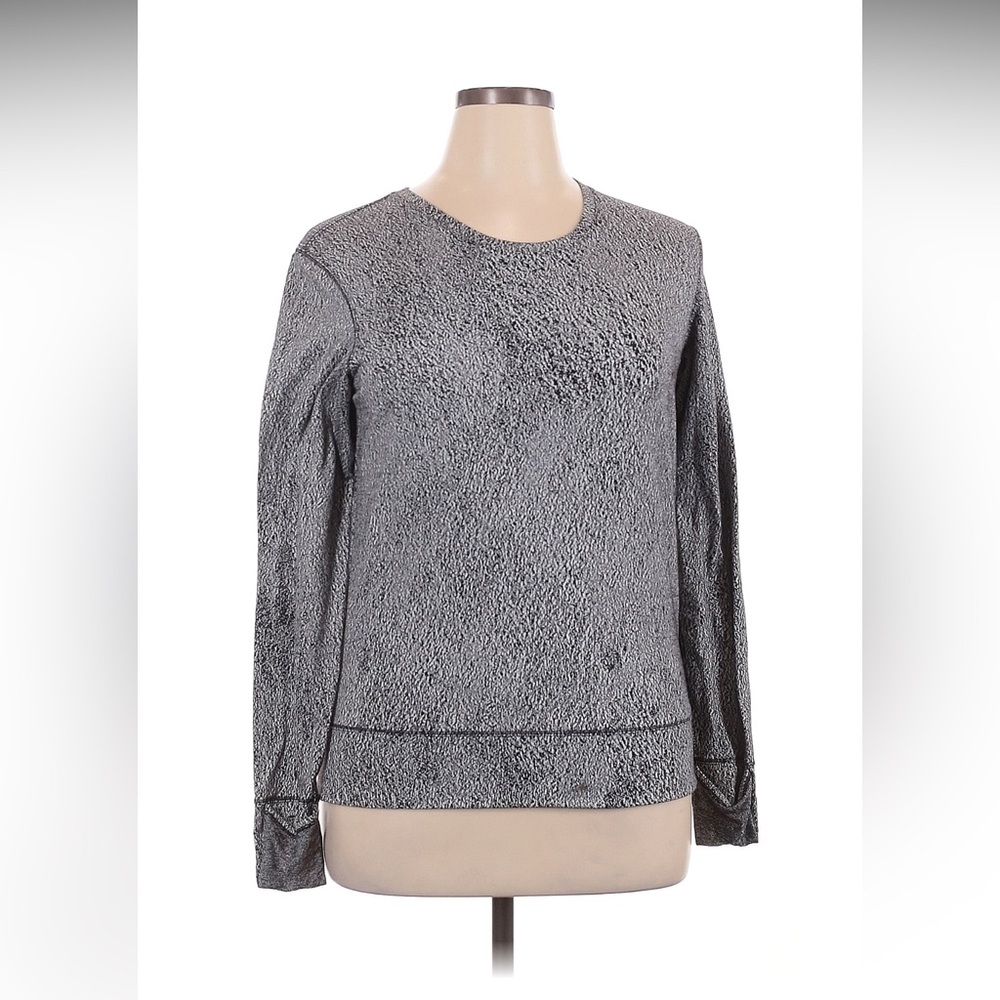 Lululemon Elegant Gray Women's Top sz 12